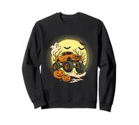 Monster Truck Calabaza Halloween Fantasma Niños Niños Pequeños Sudadera