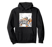 Monster Truck Calabaza Halloween Fantasma Niños Niños Pequeños Sudadera con Capucha