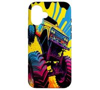 Monster Truck Car Lovers para niños, jóvenes y Adultos, Mujeres y niños Carcasa para iPhone 16