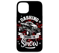 Monster Truck Christmas V8 Motor Muscle Car Pickup Fan Carcasa para iPhone 13