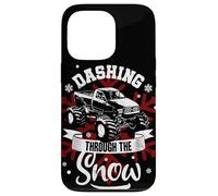 Monster Truck Christmas V8 Motor Muscle Car Pickup Fan Carcasa para iPhone 13 Pro