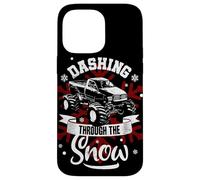 Monster Truck Christmas V8 Motor Muscle Car Pickup Fan Carcasa para iPhone 14 Pro MAX