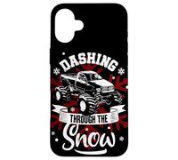 Monster Truck Christmas V8 Motor Muscle Car Pickup Fan Carcasa para iPhone 16 Plus