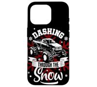 Monster Truck Christmas V8 Motor Muscle Car Pickup Fan Carcasa para iPhone 16 Pro
