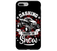 Monster Truck Christmas V8 Motor Muscle Car Pickup Fan Carcasa para iPhone 7 Plus/8 Plus