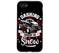 Monster Truck Christmas V8 Motor Muscle Car Pickup Fan Carcasa para iPhone SE (2020) / 7/8