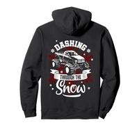 Monster Truck Christmas V8 Motor Muscle Car Pickup Fan Sudadera con Capucha
