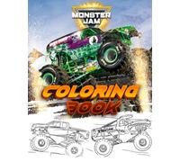 Monster Truck Coloring Book: NEW Edition 2022 | 30+ Cool Cars Illustration Pages to Color with One Sided Coloring Pages for Kids Ages 2-4 4-6 4-8 8-12 & Toddlers Adults