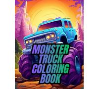 Monster Truck Coloring Book: Powerful Trucks, Big Fun & Easy Coloring | Premium Landscape Format for Little Artists