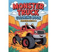 Monster Truck Coloring Book: Simple & Relaxing Designs for Stress Relief