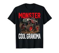 Monster Truck Cool Grandma Family Matching Offroad Barro Camiseta