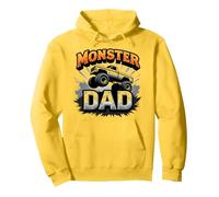 Monster Truck Dad Adulto Motorsport Enthusiast Gift Sudadera con Capucha, Unisex para Adultos, Limón, L
