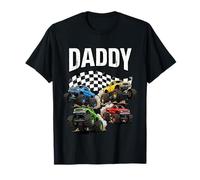 Monster Truck Daddy Father Birthday Family Crew Matching Camiseta