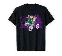 Monster Truck Esqueleto Zombi Vampiro Divertido Halloween Miedo Camiseta