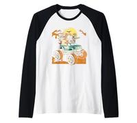 Monster Truck Esqueleto Zombi Vampiro Divertido Halloween Miedo Camiseta Manga Raglan