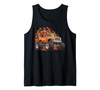 Monster Truck Funny Thanksgiving Turkey Camiseta sin Mangas