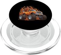 Monster Truck Funny Thanksgiving Turkey PopSockets PopGrip para MagSafe