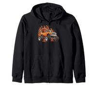 Monster Truck Funny Thanksgiving Turkey Sudadera con Capucha