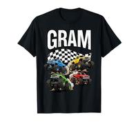 Monster Truck gram Women Birthday Family Crew Matching Camiseta