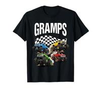 Monster Truck Gramps Grandpa Birthday Family Crew Matching Camiseta