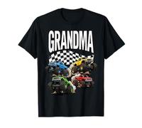 Monster Truck Grandma Women Birthday Family Crew Matching Camiseta