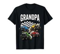 Monster Truck Grandpa Old Man Birthday Family Crew Matching Camiseta