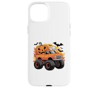 Monster Truck Halloween Calabaza Fantasma Diseño Gráfico Regalo Carcasa para iPhone 15 Plus
