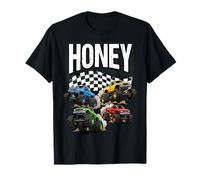 Monster Truck Honey Women Birthday Family Crew Matching Camiseta