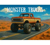 Monster Truck - Libro da colorare: bolidi giganti, salti mostruosi e tanto rombo di motore!