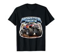 Monster Truck Lover Entusiasta Hombres Niños Neumáticos Grandes Cool Camiseta