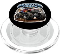 Monster Truck Lover Entusiasta Hombres Niños Neumáticos Grandes Cool PopSockets PopGrip para MagSafe