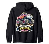Monster Truck Mamá Día de la Madre Mamá Niño Hijo Hija Mamá Sudadera con Capucha