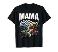 Monster Truck Mama Women Mom Birthday Family Crew Matching Camiseta