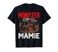 Monster Truck Mamie Family Matching Offroad Maid Racing Camiseta