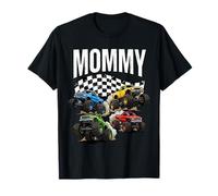 Monster Truck Mommy Women Birthday Family Crew Matching Camiseta