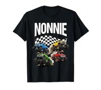 Monster Truck Nonnie Women Birthday Family Crew Matching Camiseta