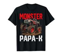 Monster Truck Papa-K Family Matching Offroad Barro Camiseta