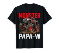 Monster Truck Papa-W - Barro Todoterreno a Juego Familiar Camiseta