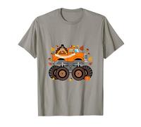 Monster Truck Pavo Feliz Acción de Gracias Niños Niño Bo Camiseta