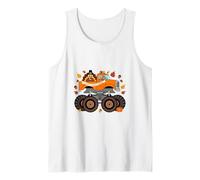 Monster Truck Pavo Feliz Acción de Gracias Niños Niño Bo Camiseta sin Mangas