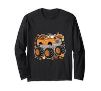 Monster Truck Pavo Feliz Acción de Gracias Niños Niño Bo Manga Larga