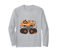 Monster Truck Pavo Feliz Acción de Gracias Niños Niño Bo Manga Larga