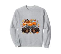 Monster Truck Pavo Feliz Acción de Gracias Niños Niño Bo Sudadera