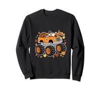 Monster Truck Pavo Feliz Acción de Gracias Niños Niño Bo Sudadera