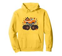 Monster Truck Pavo Feliz Acción de Gracias Niños Niño Bo Sudadera con Capucha