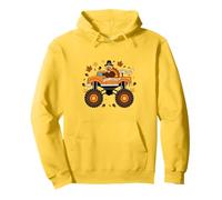 Monster Truck Pavo Feliz Acción de Gracias Niños Niño Bo Sudadera con Capucha