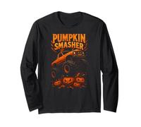 Monster Truck Pumpkin Smasher Halloween Niños Niñas Niños Manga Larga