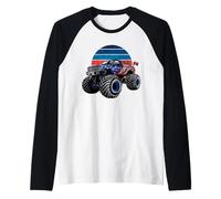 Monster Truck tee Shirts, Monster Trucks Rule, Monster Cars Camiseta Manga Raglan