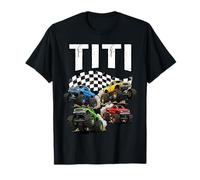 Monster Truck titi Women Birthday Family Crew Matching Camiseta