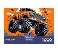 Monster Truck Ultra camión Rompecabezas De 1000 Piezas para Adultos Coche Exclusivo Desafiante Pintura Juguete Colorido Regalo De Manos DecoracióN Familiar 70x50cm/1000pcs
